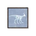 Picture of Blue X-ray Dino I _GroupedProduct_Square_Mini_ _GroupedProduct_Square_Canvas_Framed_