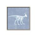 Picture of Blue X-ray Dino I _GroupedProduct_Square_Mini_ _GroupedProduct_Square_Canvas_Framed_