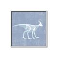 Picture of Blue X-ray Dino I _GroupedProduct_Square_Mini_ _GroupedProduct_Square_Canvas_Framed_