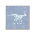 Picture of Blue X-ray Dino I _GroupedProduct_Square_Mini_ _GroupedProduct_Square_Canvas_Framed_