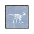 Picture of Blue X-ray Dino I _GroupedProduct_Square_Mini_ _GroupedProduct_Square_Canvas_Framed_