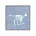 Picture of Blue X-ray Dino I _GroupedProduct_Square_Mini_ _GroupedProduct_Square_Canvas_Framed_
