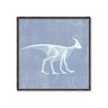 Picture of Blue X-ray Dino I _GroupedProduct_Square_Mini_ _GroupedProduct_Square_Canvas_Framed_