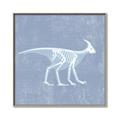 Picture of Blue X-ray Dino I _GroupedProduct_Square_Mini_ _GroupedProduct_Square_Canvas_Framed_