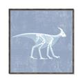 Picture of Blue X-ray Dino I _GroupedProduct_Square_Mini_ _GroupedProduct_Square_Canvas_Framed_