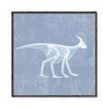 Picture of Blue X-ray Dino I _GroupedProduct_Square_Mini_ _GroupedProduct_Square_Canvas_Framed_