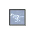 Picture of Blue X-ray Dino II _GroupedProduct_Square_Mini_ _GroupedProduct_Square_Canvas_Framed_