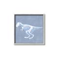 Picture of Blue X-ray Dino II _GroupedProduct_Square_Mini_ _GroupedProduct_Square_Canvas_Framed_