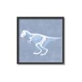 Picture of Blue X-ray Dino II _GroupedProduct_Square_Mini_ _GroupedProduct_Square_Canvas_Framed_