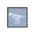 Picture of Blue X-ray Dino II _GroupedProduct_Square_Mini_ _GroupedProduct_Square_Canvas_Framed_
