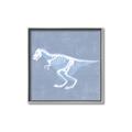 Picture of Blue X-ray Dino II _GroupedProduct_Square_Mini_ _GroupedProduct_Square_Canvas_Framed_