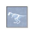 Picture of Blue X-ray Dino II _GroupedProduct_Square_Mini_ _GroupedProduct_Square_Canvas_Framed_