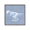 Picture of Blue X-ray Dino II _GroupedProduct_Square_Mini_ _GroupedProduct_Square_Canvas_Framed_