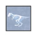 Picture of Blue X-ray Dino II _GroupedProduct_Square_Mini_ _GroupedProduct_Square_Canvas_Framed_