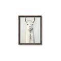 Picture of Brown and White Llama _GroupedProduct_Rectangle_Portrait_Mini_ _GroupedProduct_Rectangle_Portrait_Canvas_Framed_