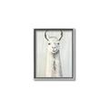 Picture of Brown and White Llama _GroupedProduct_Rectangle_Portrait_Mini_ _GroupedProduct_Rectangle_Portrait_Canvas_Framed_