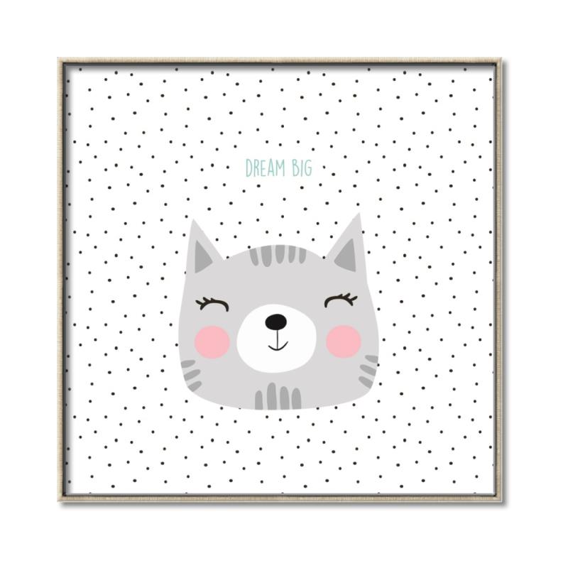 Picture of Sweet Kitty _GroupedProduct_Square_Mini_ _GroupedProduct_Square_Canvas_Framed_