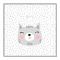 Picture of Sweet Kitty _GroupedProduct_Square_Mini_ _GroupedProduct_Square_Canvas_Framed_