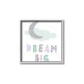 Picture of Dream Big Pastel _GroupedProduct_Square_Mini_ _GroupedProduct_Square_Canvas_Framed_