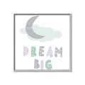 Picture of Dream Big Pastel _GroupedProduct_Square_Mini_ _GroupedProduct_Square_Canvas_Framed_