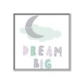 Picture of Dream Big Pastel _GroupedProduct_Square_Mini_ _GroupedProduct_Square_Canvas_Framed_