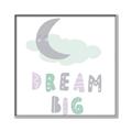 Picture of Dream Big Pastel _GroupedProduct_Square_Mini_ _GroupedProduct_Square_Canvas_Framed_
