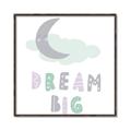 Picture of Dream Big Pastel _GroupedProduct_Square_Mini_ _GroupedProduct_Square_Canvas_Framed_