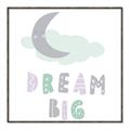 Picture of Dream Big Pastel _GroupedProduct_Square_Mini_ _GroupedProduct_Square_Canvas_Framed_