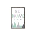 Picture of Be Brave I Pastel _GroupedProduct_Rectangle_Portrait_Mini_ _GroupedProduct_Rectangle_Portrait_Canvas_Framed_