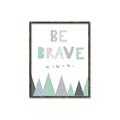 Picture of Be Brave I Pastel _GroupedProduct_Rectangle_Portrait_Mini_ _GroupedProduct_Rectangle_Portrait_Canvas_Framed_