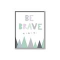 Picture of Be Brave I Pastel _GroupedProduct_Rectangle_Portrait_Mini_ _GroupedProduct_Rectangle_Portrait_Canvas_Framed_