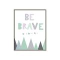 Picture of Be Brave I Pastel _GroupedProduct_Rectangle_Portrait_Mini_ _GroupedProduct_Rectangle_Portrait_Canvas_Framed_
