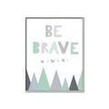 Picture of Be Brave I Pastel _GroupedProduct_Rectangle_Portrait_Mini_ _GroupedProduct_Rectangle_Portrait_Canvas_Framed_