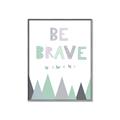 Picture of Be Brave I Pastel _GroupedProduct_Rectangle_Portrait_Mini_ _GroupedProduct_Rectangle_Portrait_Canvas_Framed_