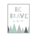Picture of Be Brave I Pastel _GroupedProduct_Rectangle_Portrait_Mini_ _GroupedProduct_Rectangle_Portrait_Canvas_Framed_
