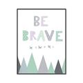 Picture of Be Brave I Pastel _GroupedProduct_Rectangle_Portrait_Mini_ _GroupedProduct_Rectangle_Portrait_Canvas_Framed_