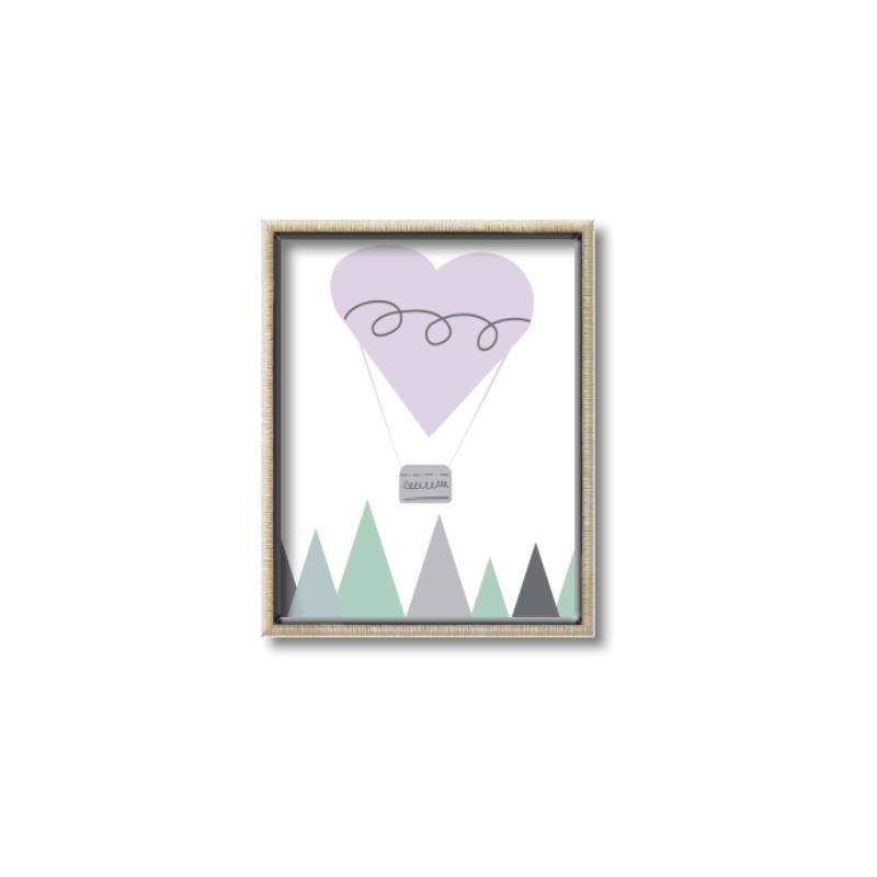 Picture of Be Brave II Pastel _GroupedProduct_Rectangle_Portrait_Mini_ _GroupedProduct_Rectangle_Portrait_Canvas_Framed_