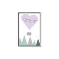 Picture of Be Brave II Pastel _GroupedProduct_Rectangle_Portrait_Mini_ _GroupedProduct_Rectangle_Portrait_Canvas_Framed_