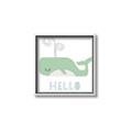 Picture of Whale Hello _GroupedProduct_Square_Mini_ _GroupedProduct_Square_Canvas_Framed_