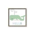 Picture of Whale Hello _GroupedProduct_Square_Mini_ _GroupedProduct_Square_Canvas_Framed_
