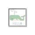 Picture of Whale Hello _GroupedProduct_Square_Mini_ _GroupedProduct_Square_Canvas_Framed_