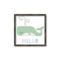 Picture of Whale Hello _GroupedProduct_Square_Mini_ _GroupedProduct_Square_Canvas_Framed_