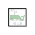 Picture of Whale Hello _GroupedProduct_Square_Mini_ _GroupedProduct_Square_Canvas_Framed_