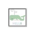 Picture of Whale Hello _GroupedProduct_Square_Mini_ _GroupedProduct_Square_Canvas_Framed_