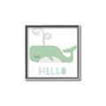 Picture of Whale Hello _GroupedProduct_Square_Mini_ _GroupedProduct_Square_Canvas_Framed_