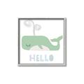 Picture of Whale Hello _GroupedProduct_Square_Mini_ _GroupedProduct_Square_Canvas_Framed_