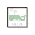 Picture of Whale Hello _GroupedProduct_Square_Mini_ _GroupedProduct_Square_Canvas_Framed_