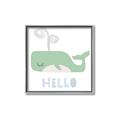 Picture of Whale Hello _GroupedProduct_Square_Mini_ _GroupedProduct_Square_Canvas_Framed_