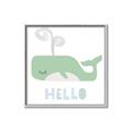 Picture of Whale Hello _GroupedProduct_Square_Mini_ _GroupedProduct_Square_Canvas_Framed_
