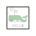 Picture of Whale Hello _GroupedProduct_Square_Mini_ _GroupedProduct_Square_Canvas_Framed_